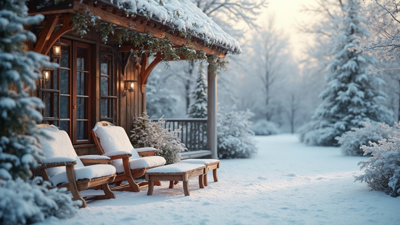 Kann man Gartenmöbel im Winter draußen lassen?