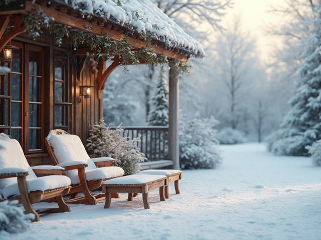 Kann man Gartenmöbel im Winter draußen lassen?