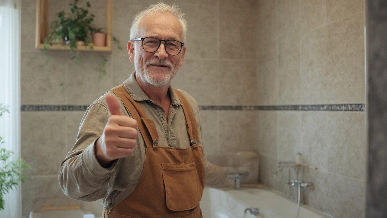Darf man aufs Fliesen hinter der Badewanne ganz verzichten?
