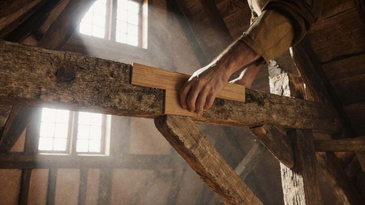 Holzschäden saniert: Tragende Balken ersetzt, Optik erhalten - So geht’s bei historischen Bauwerken