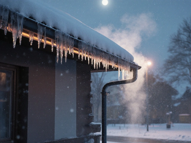 Dachrinnenheizung nachrüsten: So verhindern Sie Eisbildung am Haus