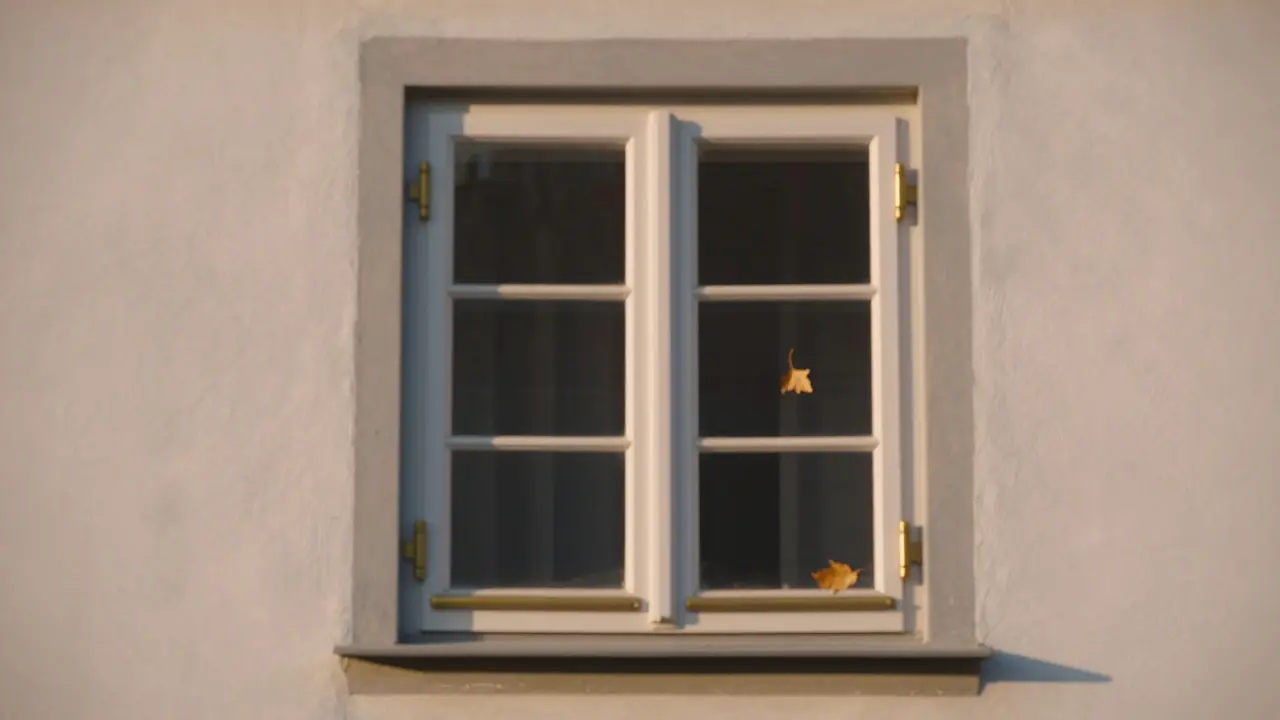 Neu sanierter Doppelflügel-Fenster in historischer Fassade bei morgendlichem Licht, ohne Zugluft.