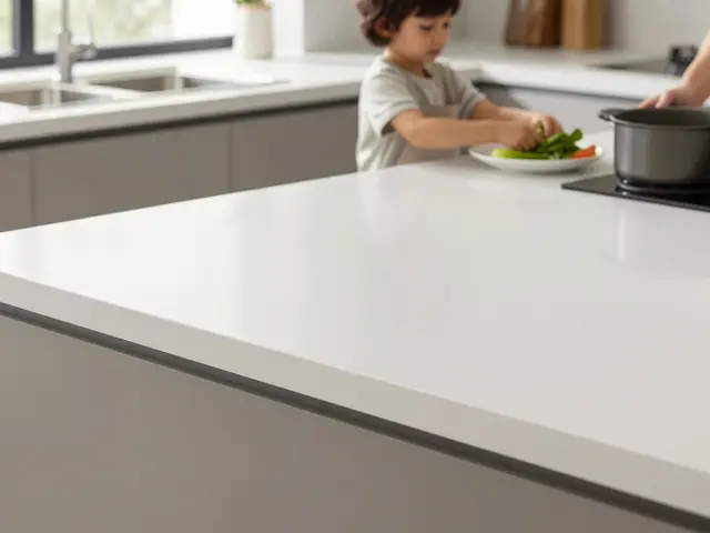 Küchenarbeitsplatte fugenlos: Mineralwerkstoff vs. Beton - Was wirklich besser ist