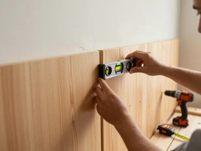 Wandpaneele montieren: Holz, MDF und Akustikpaneele Schritt für Schritt