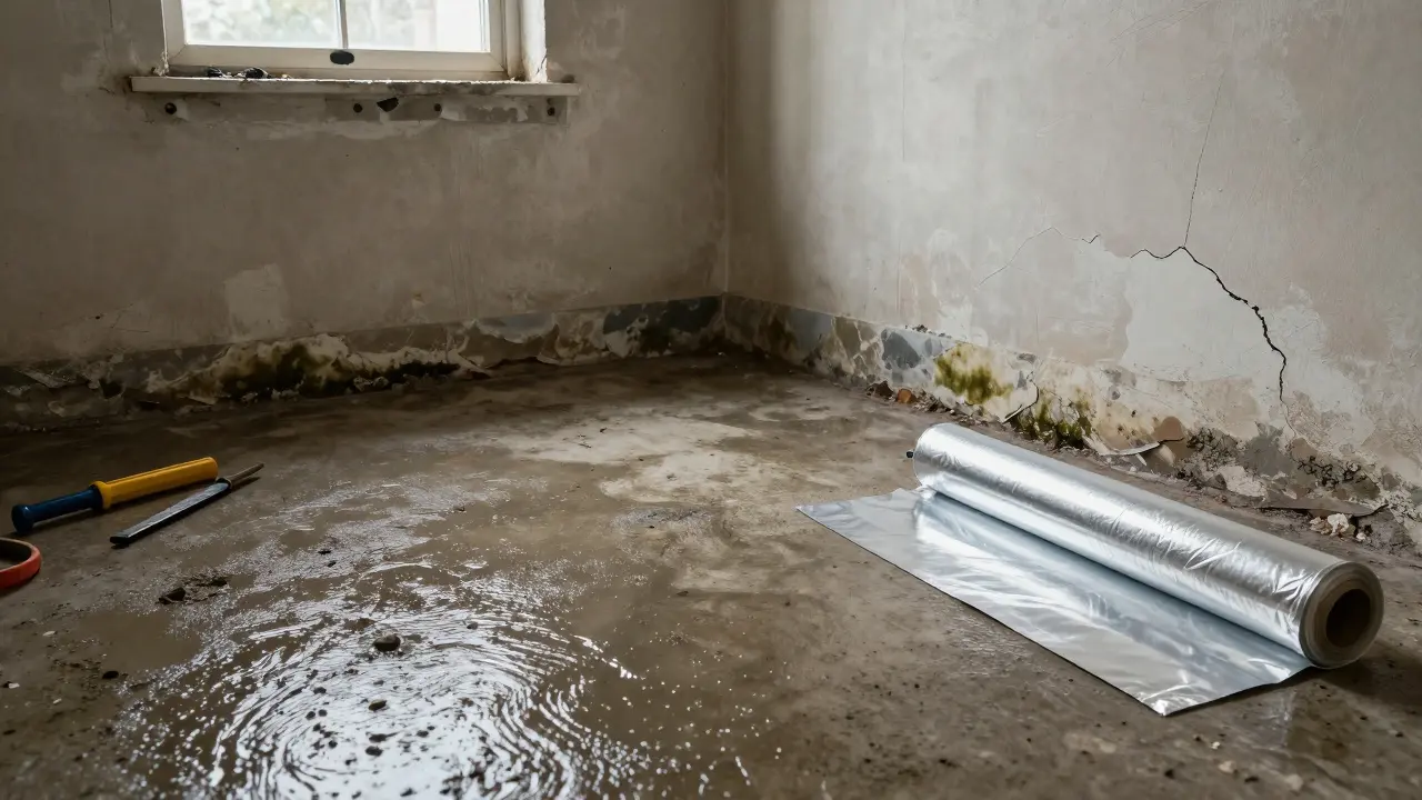Kellerboden sanieren: Estrich und Bodenbelag im Untergeschoss - Schritt für Schritt zur trockenen Lösung